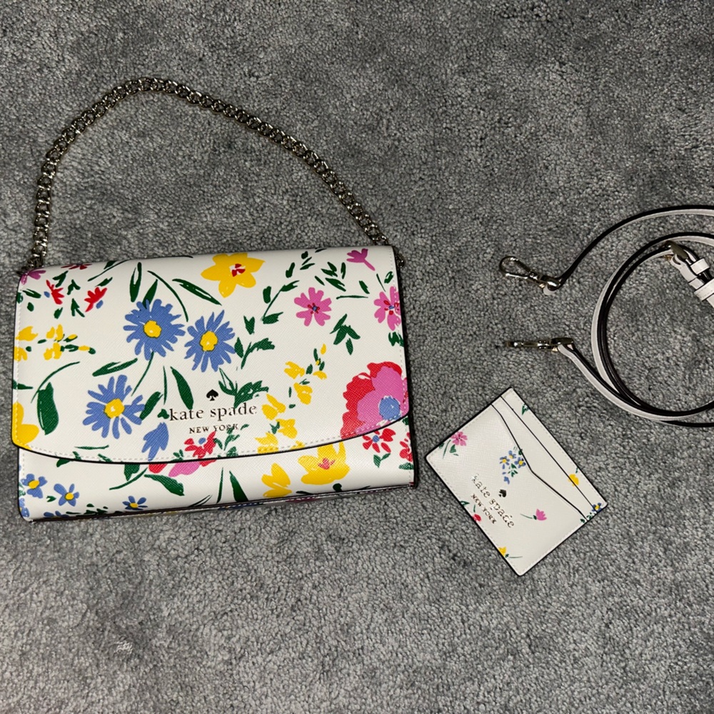 Kate Spade Carson Convertible Crossbody Floral Purse
